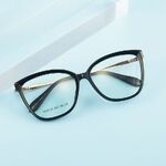 TR90 plastic frame or glasses with blue light protection, with spring hinges FA87154