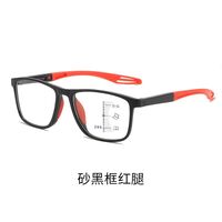 Photochromic plastic TR90 glasses for reading multi-focus, with protection Blue Cut, diopters from +1.00 to +4.00, KY520混合