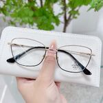 Combined frame (metal + TR90) with Blue Ray Cut protection lenses and flex MAMO F93037