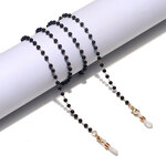 Fashion black pearl glasses chain GL1220