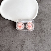 Mini soft contact lens kit W806透明熊兔猫