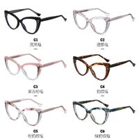 TR90 plastic frame or glasses with blue light protection, with spring hinges FA87301