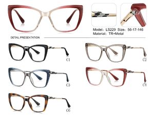 Plastic TR90 frame for glasses with UV protection More LS229