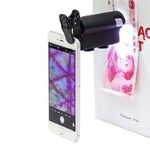 Portable microscope for phone mounting 7751W, magnification: 60-100X