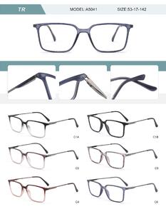 Оправа пластиковая из TR90 мужская с флексом A5041-DA