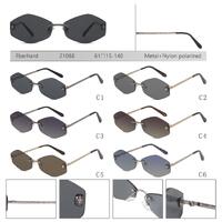Rimless polarized metal sunglasses with nylon lenses Eberhard EH21088