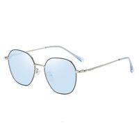 Очки металлические фотохромные с защитой от синего света 9649-GT