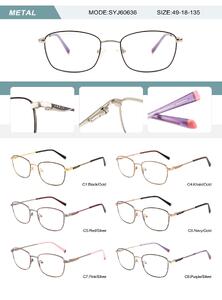 Metal frame for women with spring hinges SYJ60636-DA