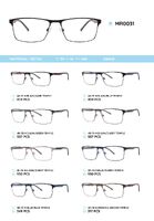 Metal frame with temples made of TR-90 material MR0031