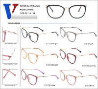 Оправа пластиковая из ацетата TR90 + металл с флексом D1510-DA