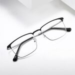Metal glasses with blue light and UV protection 9680-2-GT