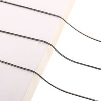 Металлическая нескользящая цепочка черного цвета, медная змейка 1,2 мм, для очков и масок GL273