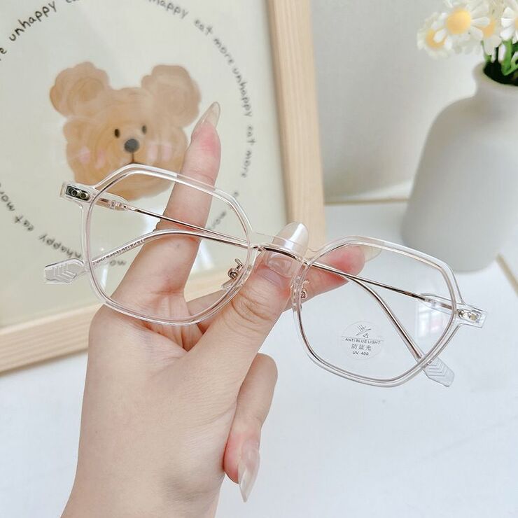 Combined frame (metal + TR90) with Blue Ray Cut protection lenses MAMO K1004