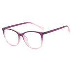 Plastic glasses with blue light protection for women 28057-PN
