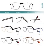 Оправа для очков металлическая с флексом Big City 8041A20