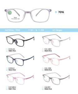 TR-90 plastic frames for kids 7016TR