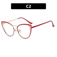 Metal glasses with blue light protection for women 1820-PN