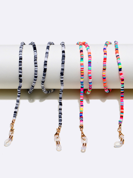 Set of two glasses chain with Christmas deer and antlers GM071