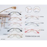 Metal frame MAMO with Blue Ray Cut protection lenses and flex F93096
