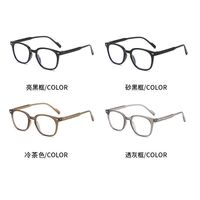 Photochromic plastic glasses with protection Blue Cut KY009变色平光