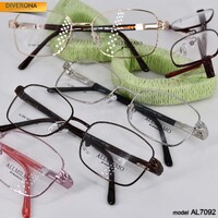 Metal eyeglass frame, material steel Allmilmo AL7092