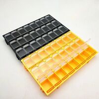 Ящик (бокс, коробка, органайзер, контейнер) пластиковый многосекционный для хранения аксессуаров для очков DHNTZK5B, от 24 до 48 ячеек