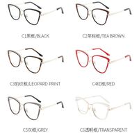 Оправа для очков комбинированная (металл + TR90) с защитой от синего света, с флексом FA87066