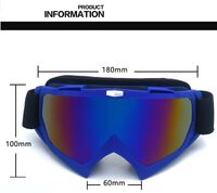 Safety shockproof sports goggles 风镜-X600-不喷漆