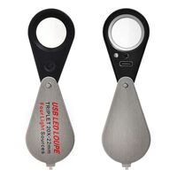 Лупа складная с универсальной подсветкой 7808-1-XX, диаметр: 22 мм, увеличение: 10X, 20X, 30X