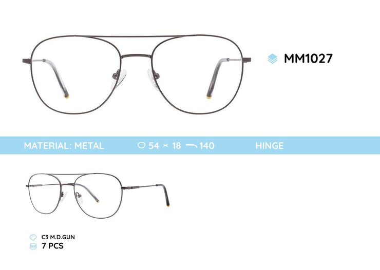Metal frames for glasses MM1027