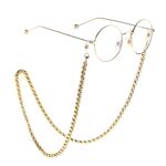 Gold-colored metal non-slip chain, thick aluminum, for glasses and masks GL798