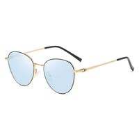 Очки металлические фотохромные с защитой от синего света 9650-2-GT