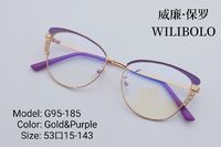 Оправа металлическая ультратонкая Wilibolo G95-185