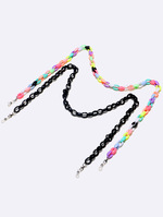 Set of two glasses chain with pearls and rhinestones GM069