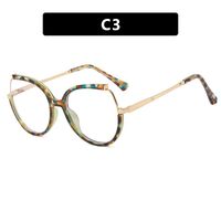 Combined (plastic+metal) glasses with blue light protection for women 7196-PN
