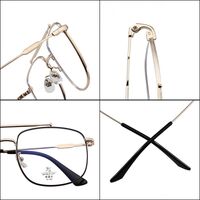 Metal frames with Blue Ray Cut lenses MAMO H5529