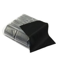Microfiber cloth for cleaning glasses lenses, individually packaged, density 180 gsm (g/m2), size 13*13 / 15*15 / 15*18 cm