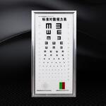 Visual acuity chart with backlight
