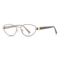 Оправа женская металлическая + пластик TR90, линзы-блюблокеры с защитой от ультрафиолета и синего света More FCS3166