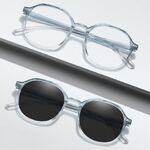 Photochromic plastic glasses with protection Blue Cut KY3121-2变色镜