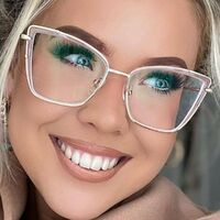 Оправа для очков комбинированная (металл + TR90) с защитой от синего света, с флексом FA87070