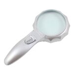 Magnifier with universal backlight, magnifying glass with handle 600556-XX, diameter: 75 mm, magnification: 4X