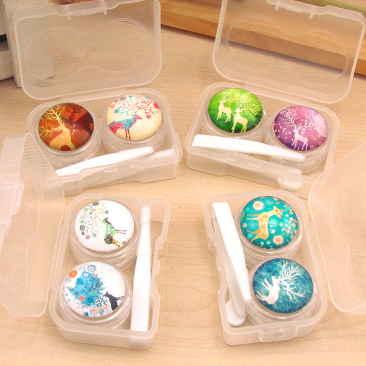 Mini set for a soft contact lens (Kits for contact lenses) XF8Fawn