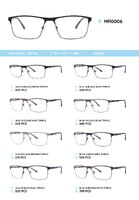 Металлическая оправа с дужками из материала TR-90 MR0006