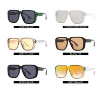 Пластиковые солнцезащитные очки с квадратными линзами в стиле ретро Elit 86619-EL