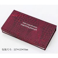 Лупа, увеличительное стекло с ручкой GB80-XX, диаметр: 65 мм, увеличение: 5Х