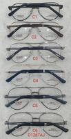 Metal frames for glasses with flex hinges Defile D1267AJ