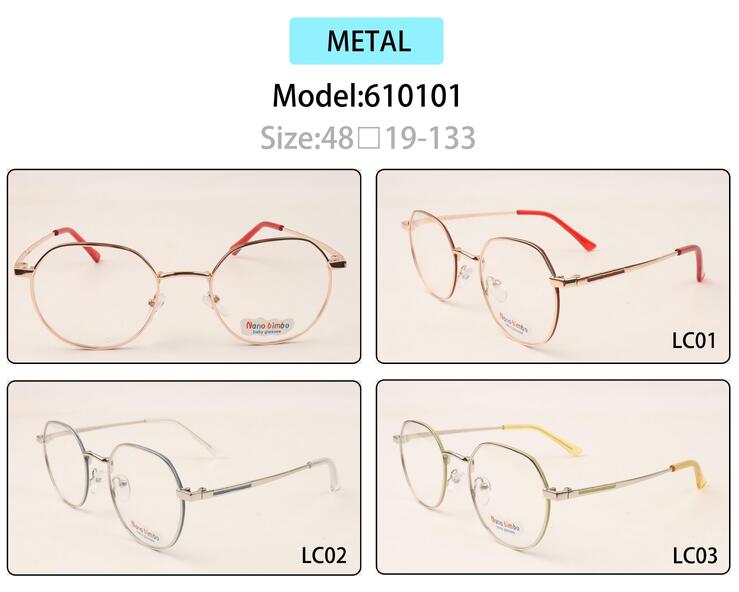 Metal eyeglasses frame for kids Nano Bimbo 610101 (item in stock)