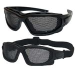 Mesh protective shockproof sports glasses, an alternative to corrective glasses, with removable temple BP-6001