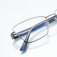Оправа женская металлическая + пластик TR90, линзы-блюблокеры с защитой от ультрафиолета и синего света More FCS3170